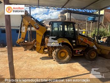Retro Escavadeira Caterpillar 416F2