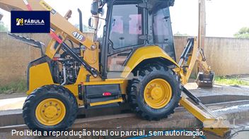 Retro Escavadeira Caterpillar 416