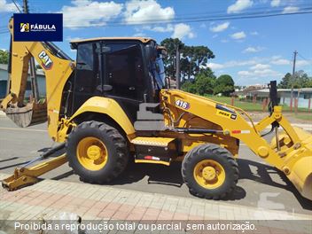 Retro Escavadeira Caterpillar 416