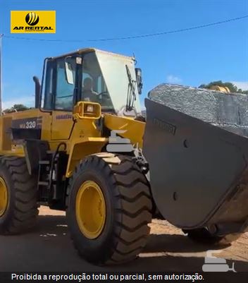 Pá Carregadeira Komatsu WA320