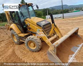 Retro Escavadeira Caterpillar 416