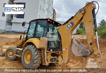 Retro Escavadeira Caterpillar 416