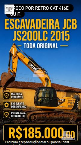 Escavadeira JCB JS200 LC