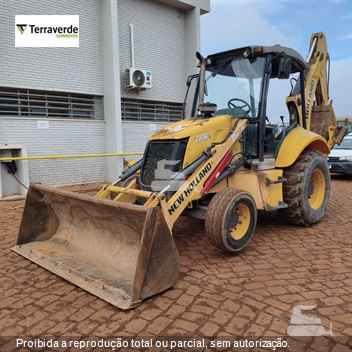 Retro Escavadeira New Holland B90B