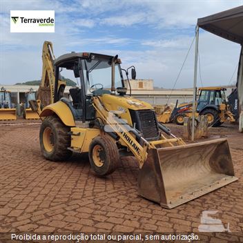 Retro Escavadeira New Holland B90B