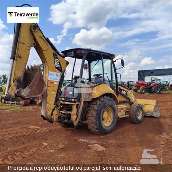 Retro Escavadeira Caterpillar 416E