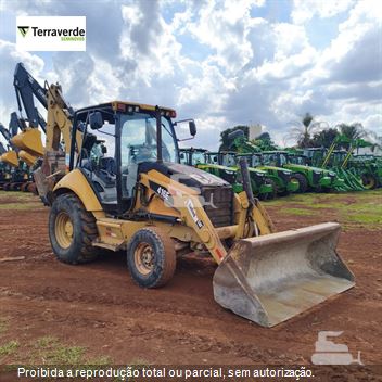 Retro Escavadeira Caterpillar 416E