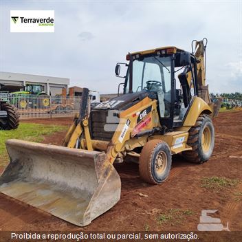 Retro Escavadeira Caterpillar 416E