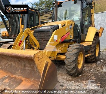 Retro Escavadeira Caterpillar 416E