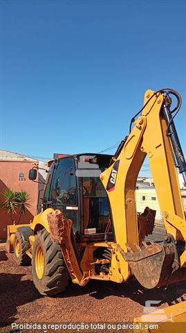 Retro Escavadeira Caterpillar 416E