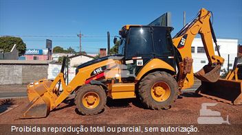 Retro Escavadeira Caterpillar 416E