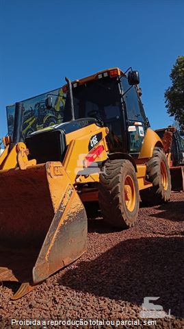 Retro Escavadeira Caterpillar 416E