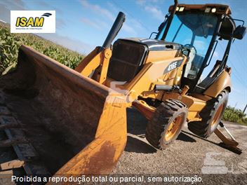 Retro Escavadeira Caterpillar 416E