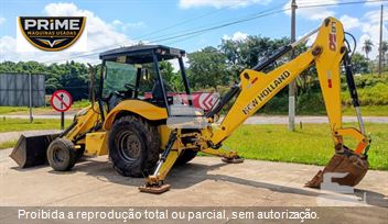 Retro Escavadeira New Holland LB90
