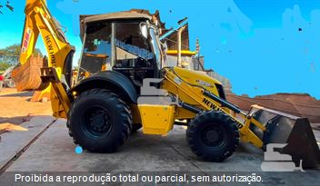 Retro Escavadeira New Holland B95B