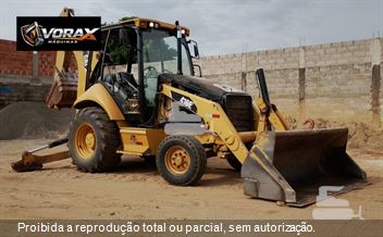 Retro Escavadeira Caterpillar 416E
