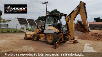 Retro Escavadeira Caterpillar 416E