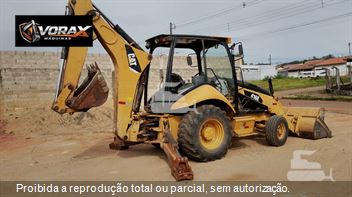 Retro Escavadeira Caterpillar 416E