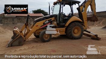 Retro Escavadeira Caterpillar 416E
