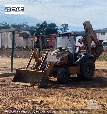 Retro Escavadeira Case 580M