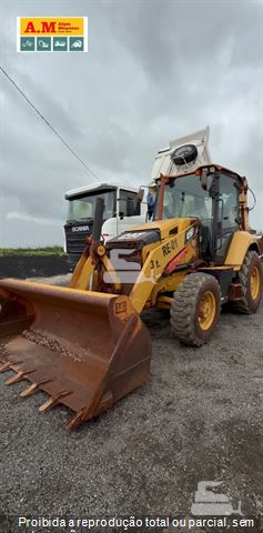 Retro Escavadeira Caterpillar 416F2