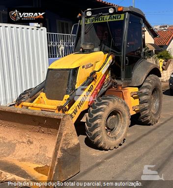 Retro Escavadeira New Holland B110B