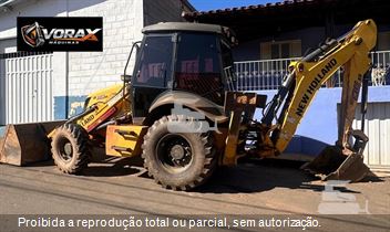 Retro Escavadeira New Holland B110B