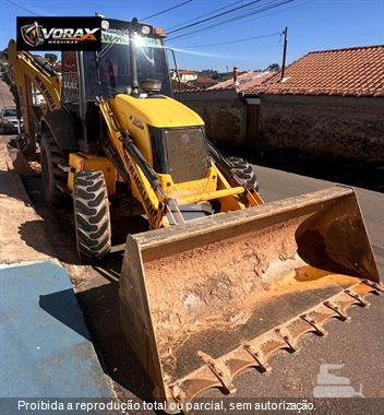 Retro Escavadeira New Holland B110B