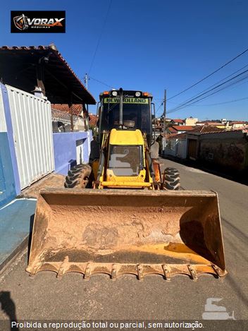 Retro Escavadeira New Holland B110B